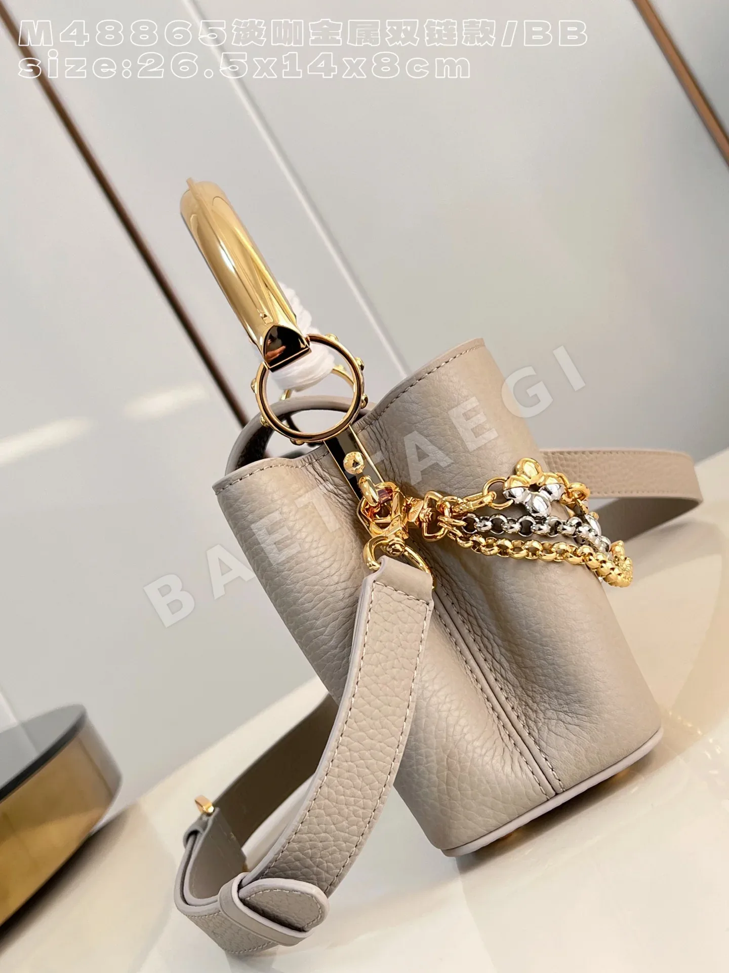 루이비통 카푸신 BB 스몰 핸드백 M48865 상세 이미지 3