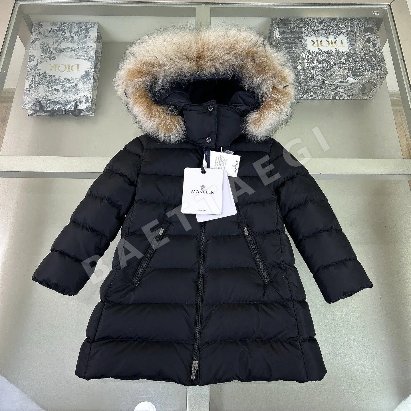 몽클레르 키즈 아벨 롱 다운 자켓 상세 이미지 1