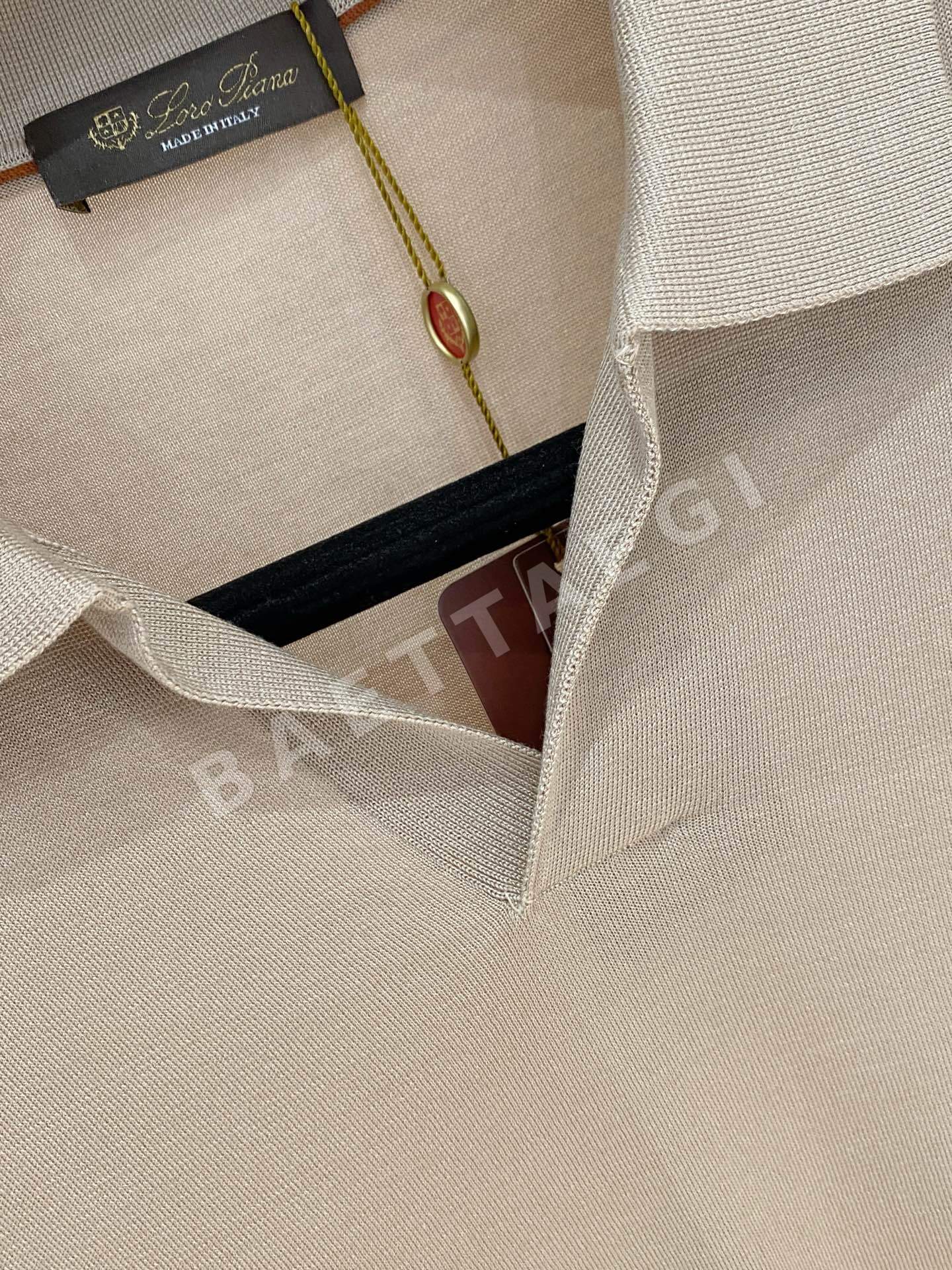 로로피아나 아세테이트 텐셀 혼방 남성 반팔셔츠 상세 이미지 6