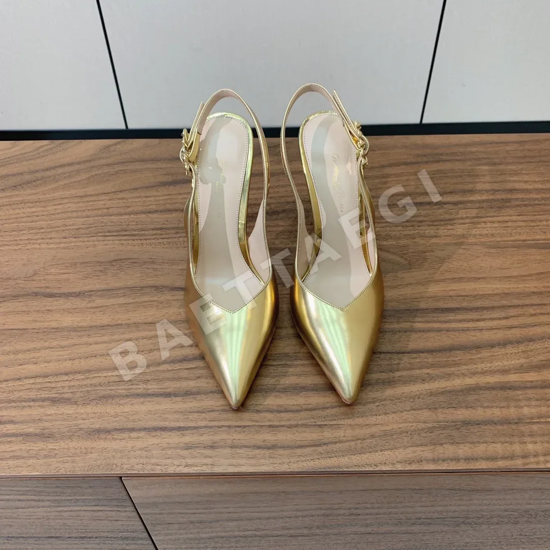 지안비토 라인스톤 힐 오픈백 샌들 75177