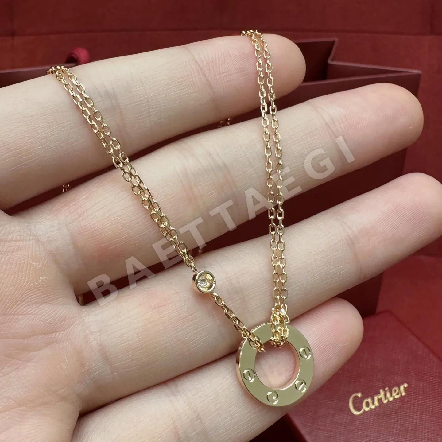 까르띠에 러브 스몰 라운드 목걸이 178377