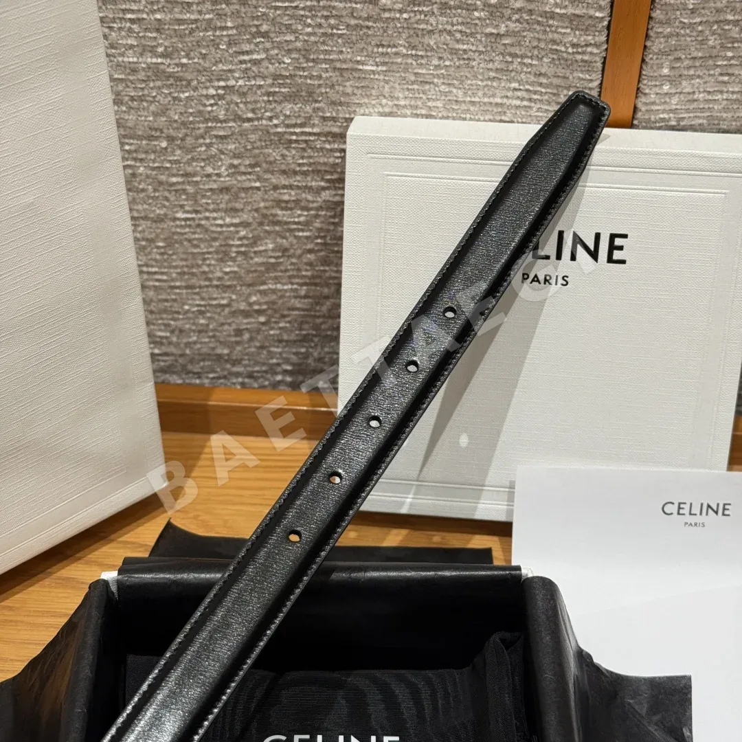 셀린느 개선문 금장 소가죽 여성 벨트 상세 이미지 7