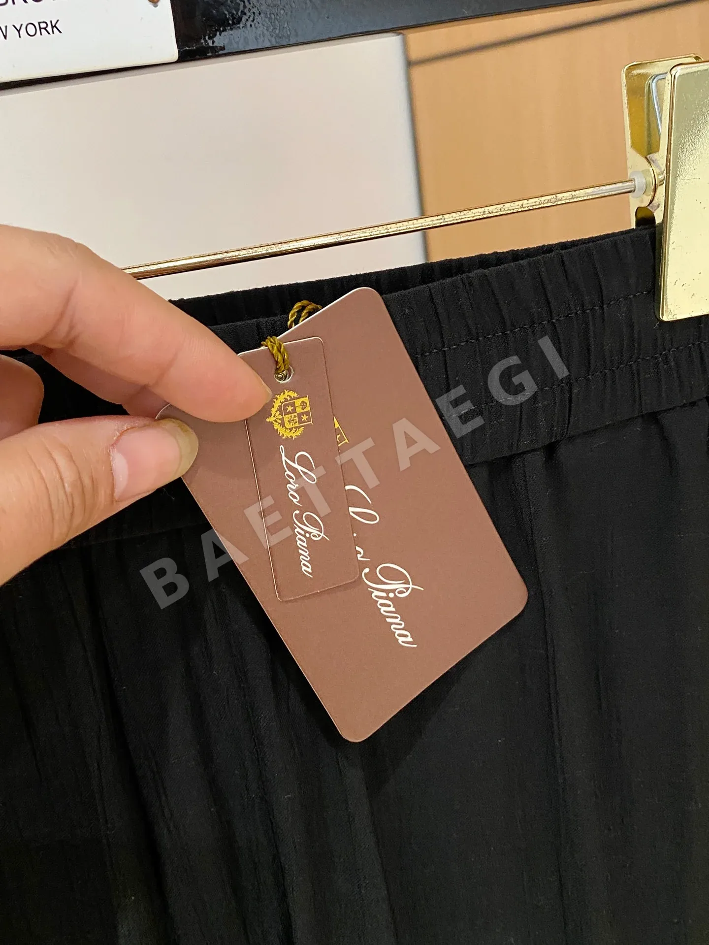 로로피아나 고밀도 텐셀 린넨 남성 바지 상세 이미지 6