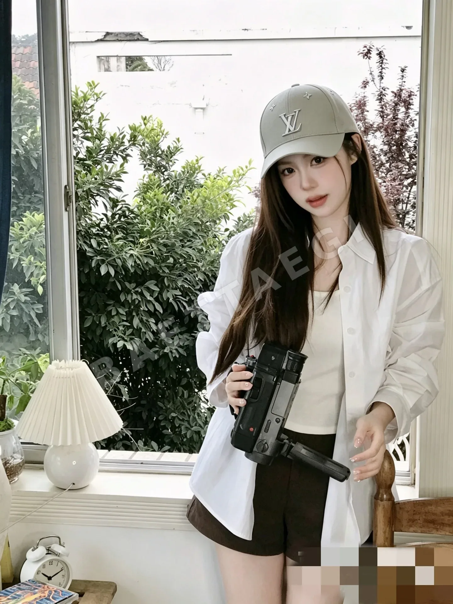 루이비통 자수 야구모자 118536
