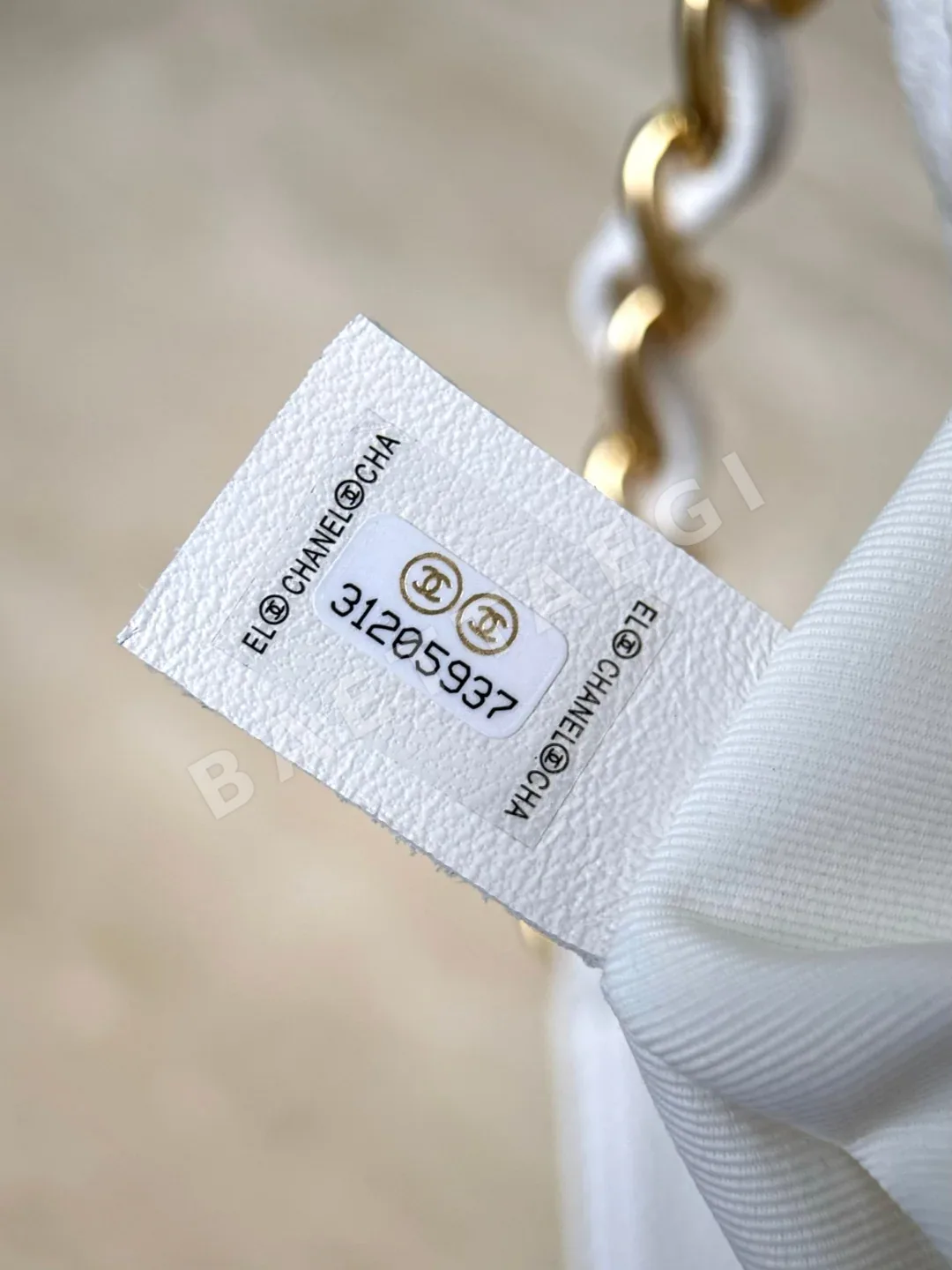 샤넬 화이트 마작 체인백 상세 이미지 8