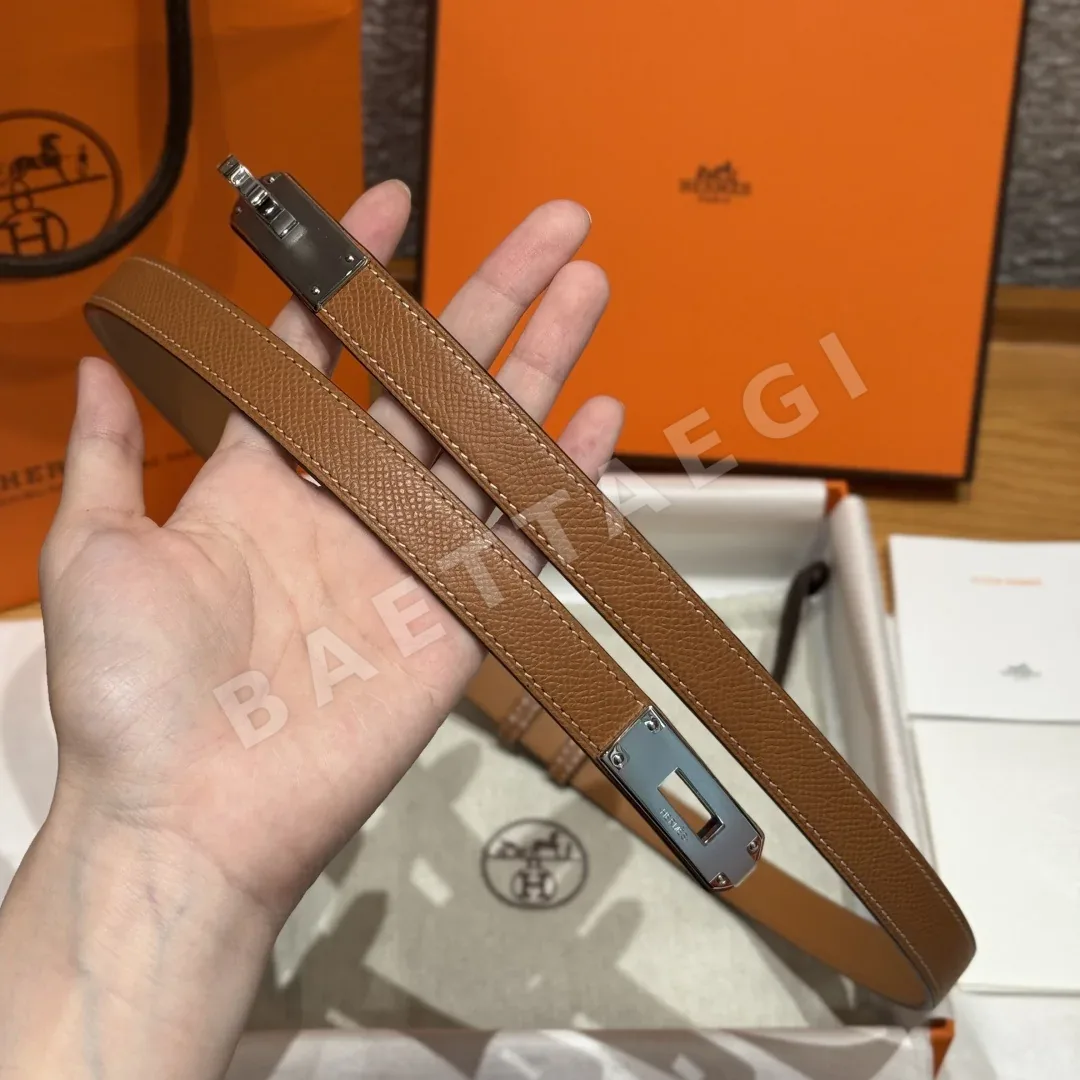 에르메스 켈리 버클 엡솜 카프스킨 벨트 상세 이미지 6