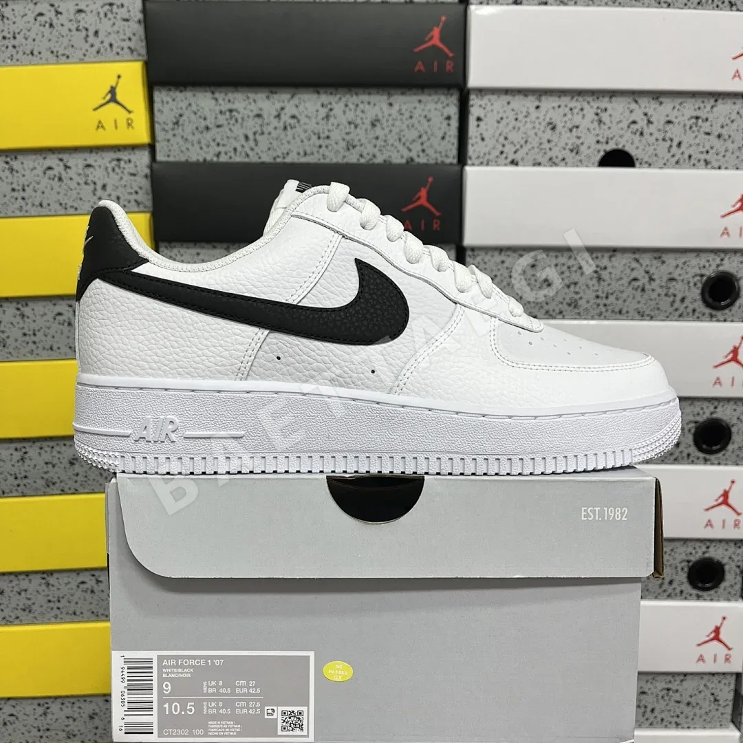 나이키 [GX] 에어 포스 1 로우 CT2302-100 201204 Nike Air Force 1 Low '07 White Black