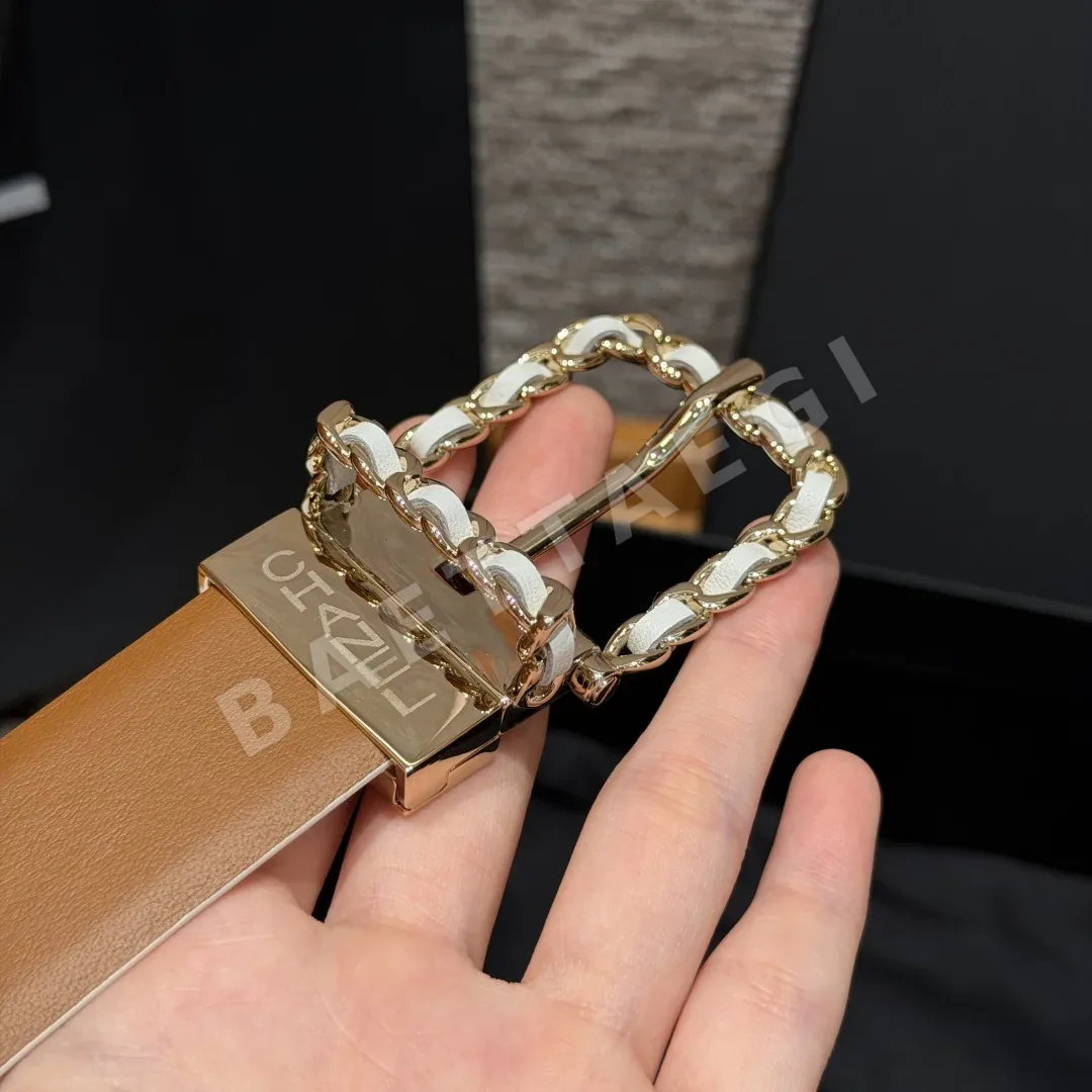 샤넬 카프스킨 메탈 리버시블 벨트 30mm 상세 이미지 3