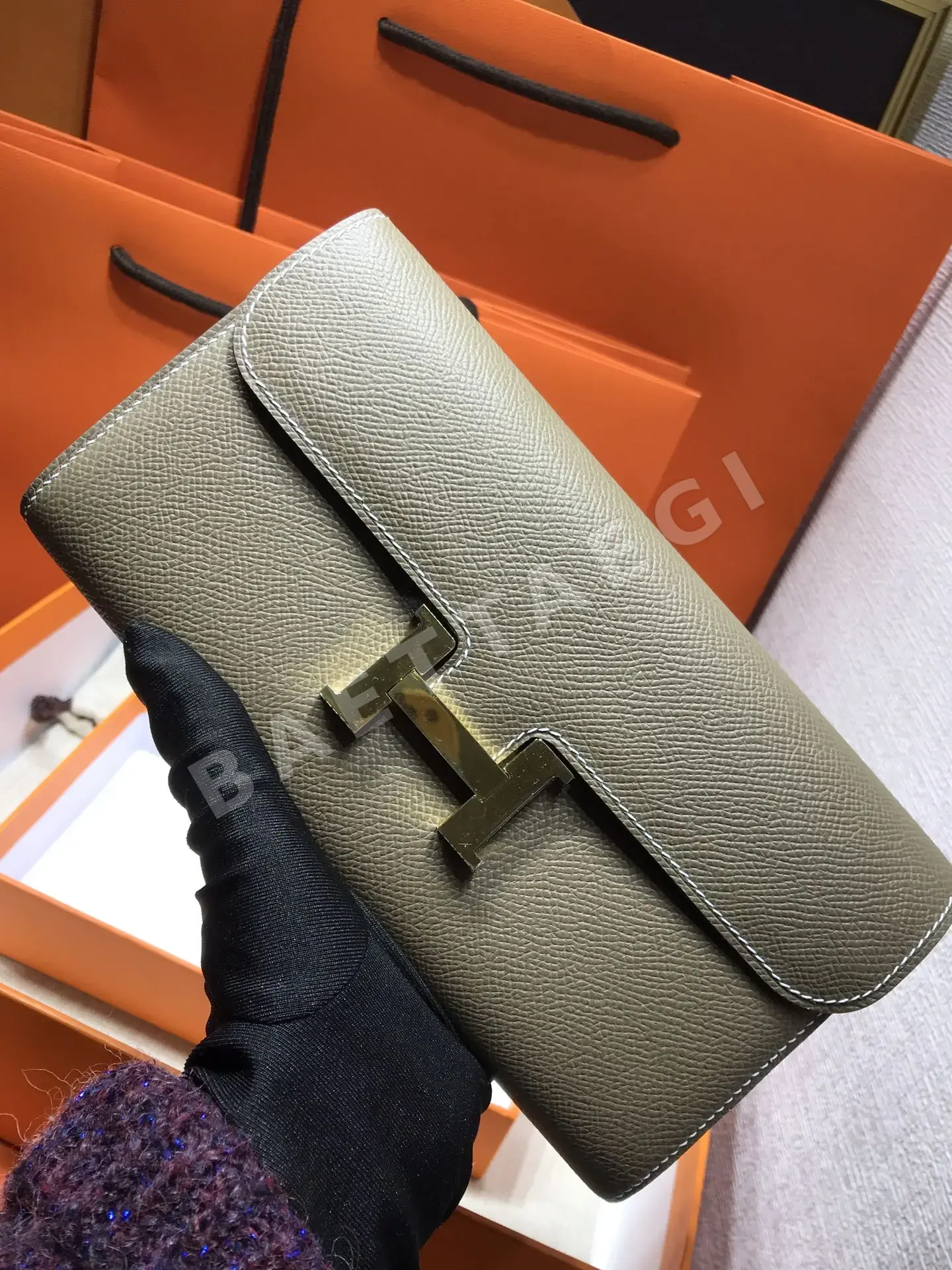 에르메스 콘스탄스 엡솜 가죽 지갑 상세 이미지 6