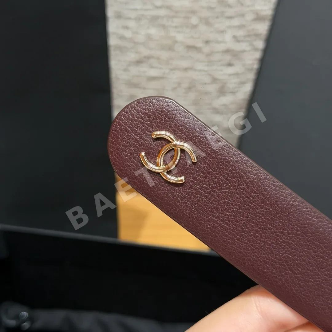 샤넬 레더 벨트 30mm 상세 이미지 8