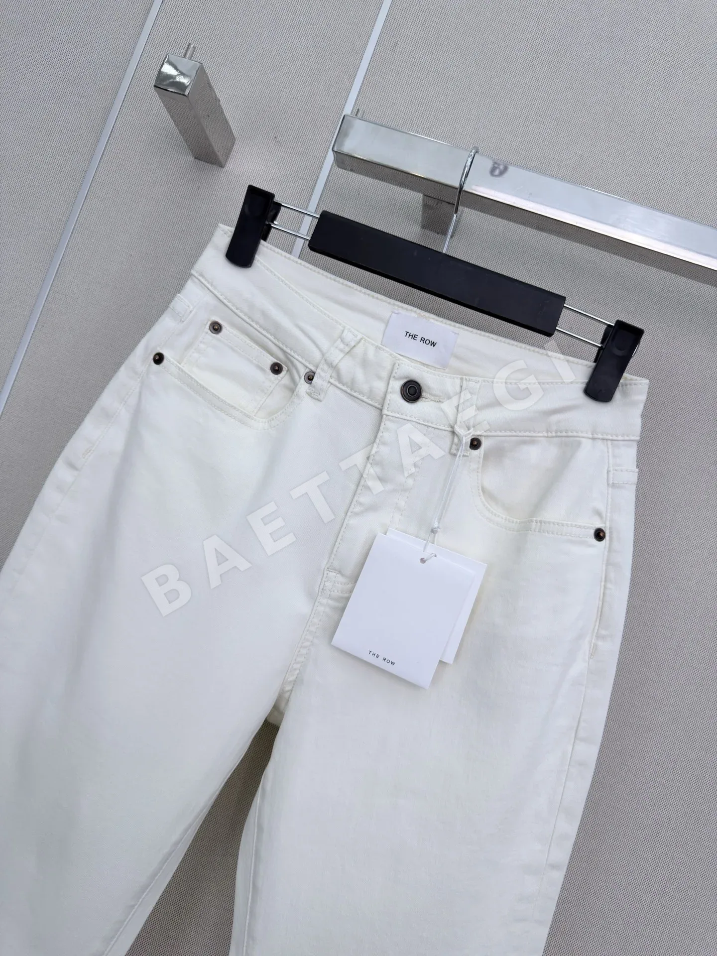더로우 크롭 데님 팬츠 상세 이미지 2