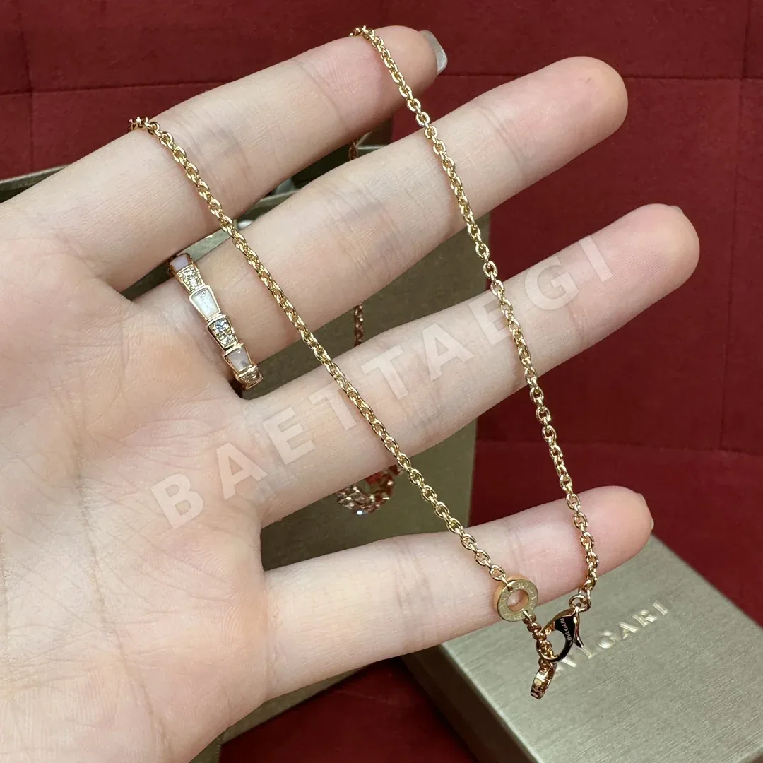 불가리 세르펜티 바이퍼 풀 다이아몬드 목걸이 상세 이미지 4