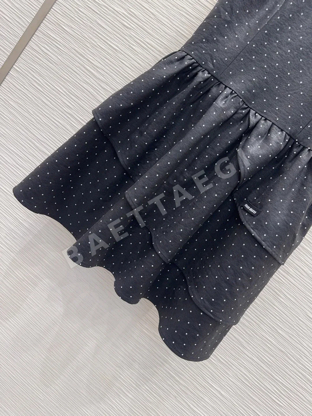미우미우 심플 디자인 여성 원피스 상세 이미지 5