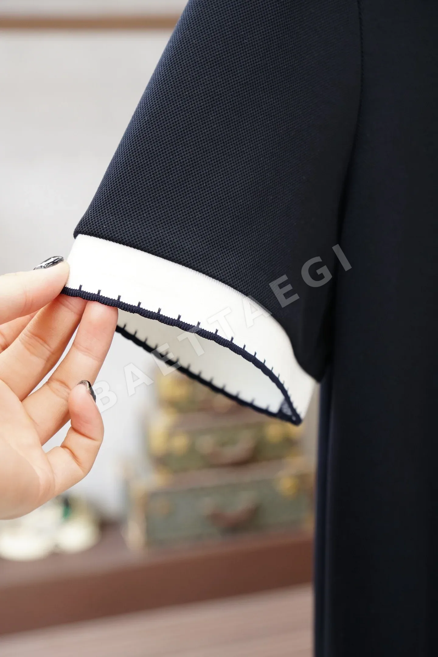 키톤 남성 하프 집업 반팔 니트 폴로셔츠 상세 이미지 9