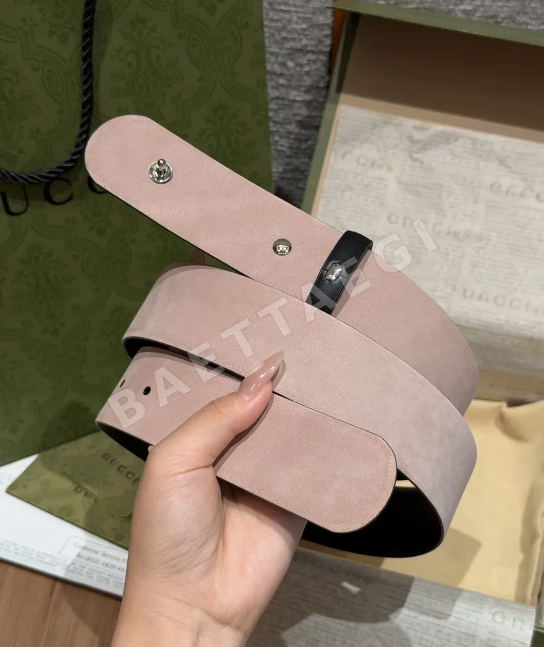 구찌 굿이어 호스빗 40mm 벨트 상세 이미지 4