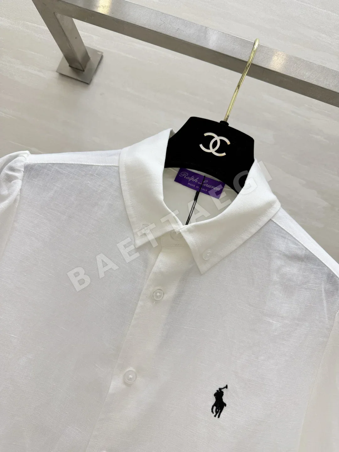 폴로 린넨 반소매 셔츠 여성의류 상세 이미지 3
