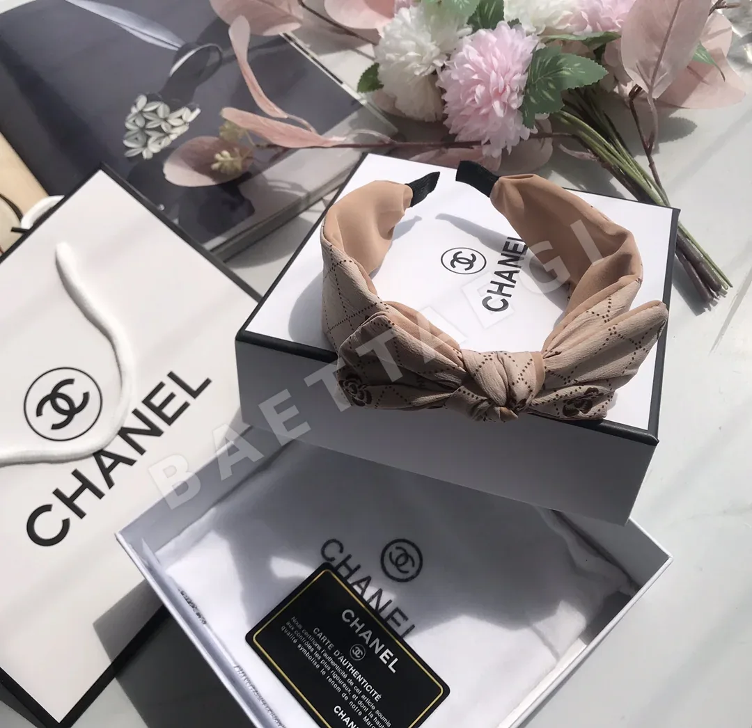 샤넬 핑크 리본 헤드밴드 상세 이미지 2