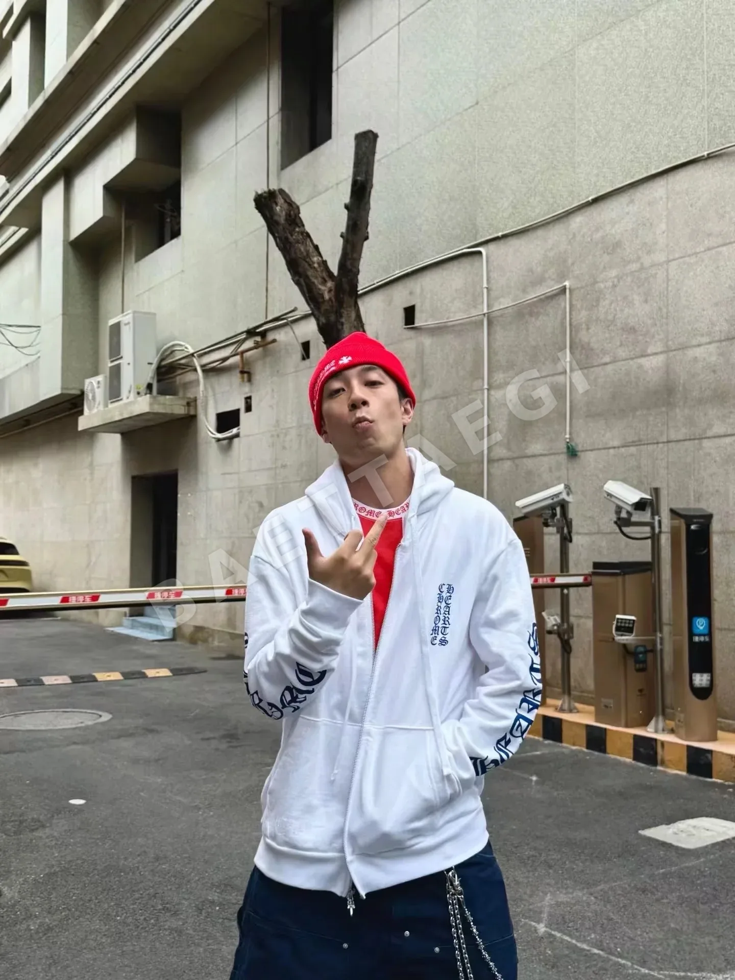 크롬하츠 925 스털링 실버 검 모양 지퍼 가방 상세 이미지 3