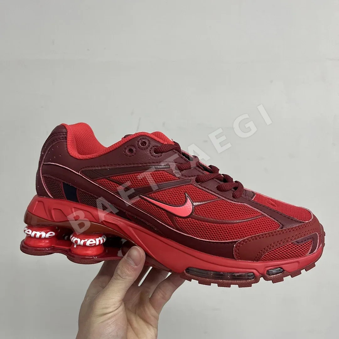나이키 [WM] 샥스 DN1615-600 201018 Nike Shox Ride 2 Supreme Red 상세 이미지 3