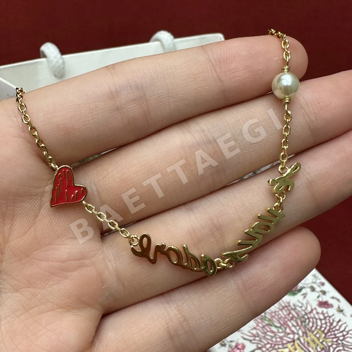 디올 Vous Adore 러브레터 진주 목걸이 상세 이미지 3