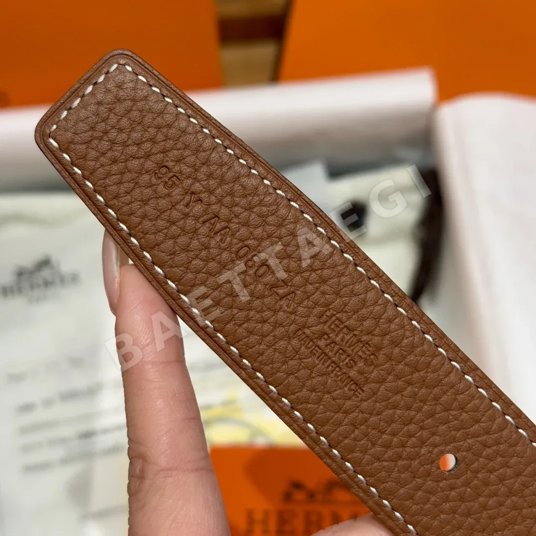 에르메스 JD400-H 리버시블 메탈 버클 남성 벨트 상세 이미지 6