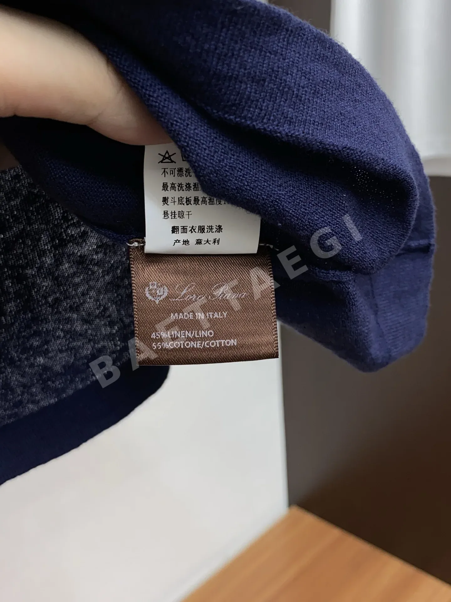 로로피아나 남성 크루넥 반팔 티셔츠 상세 이미지 6