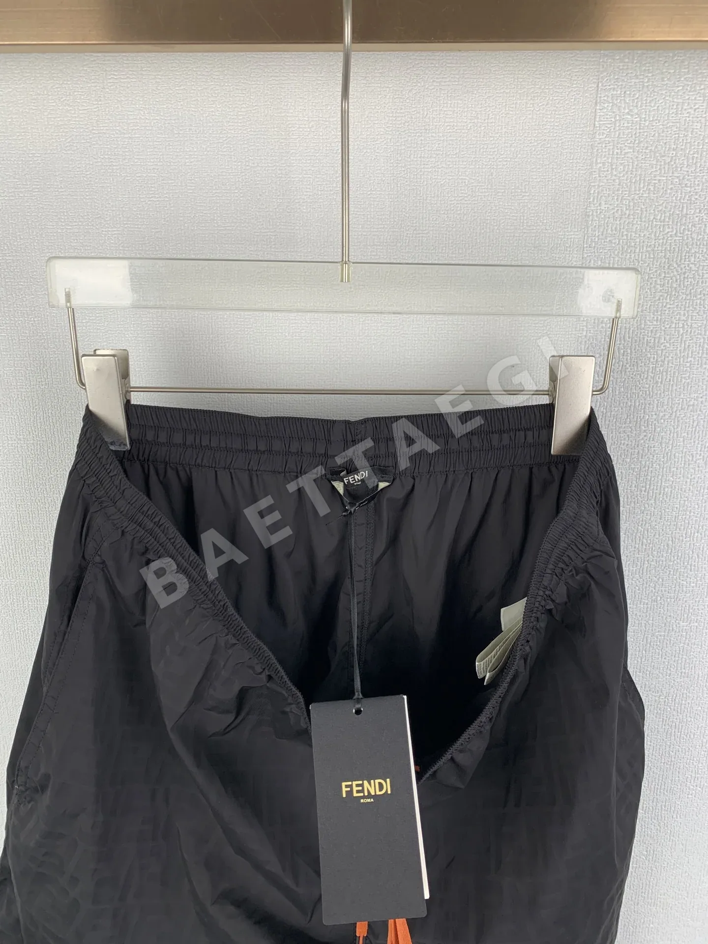 펜디 더블F 패턴 남성 비치 반바지 상세 이미지 10