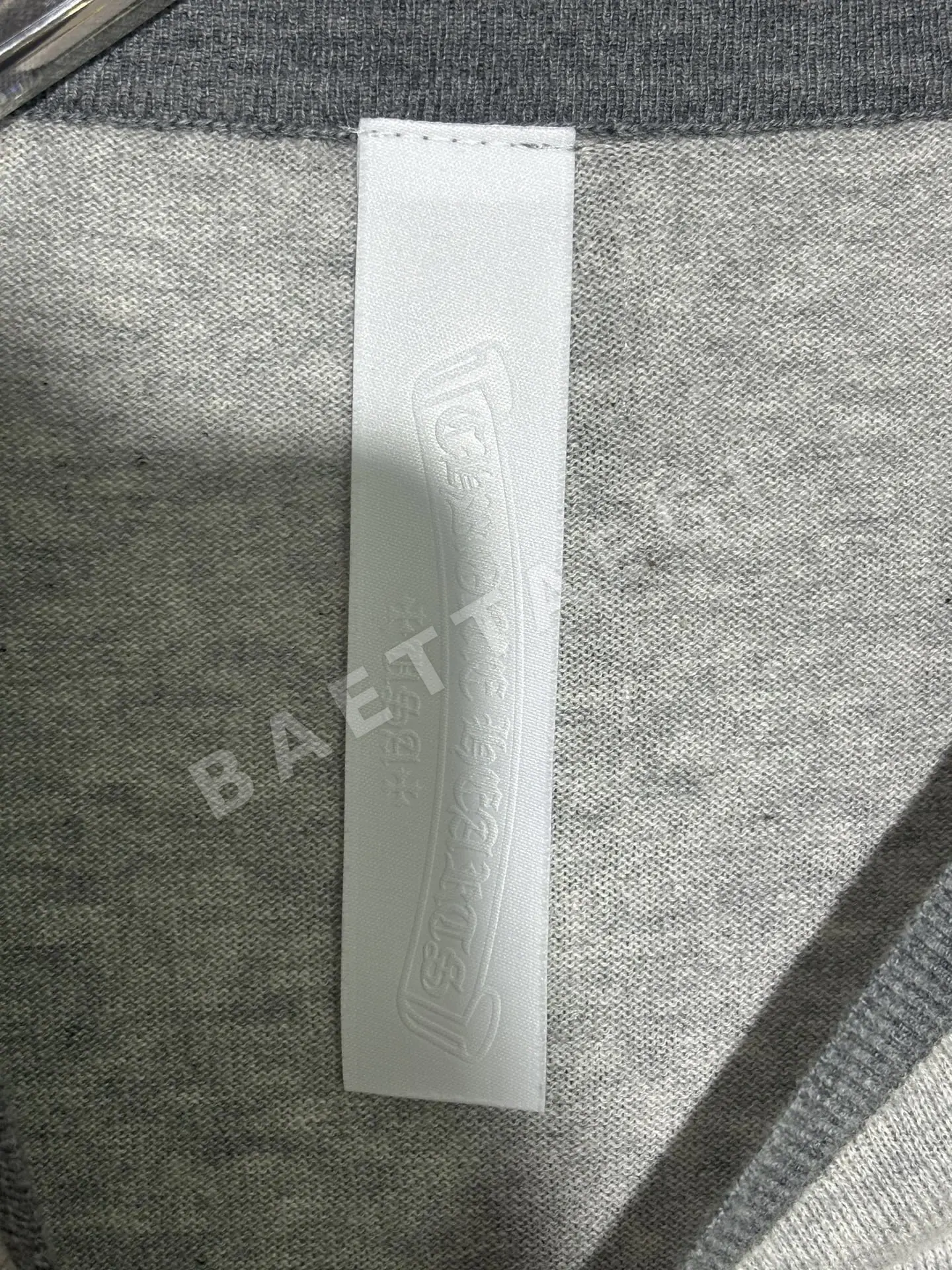 크롬하츠 크로스 패치워크 컬러 블록 긴팔 티셔츠 29410-F 상세 이미지 9