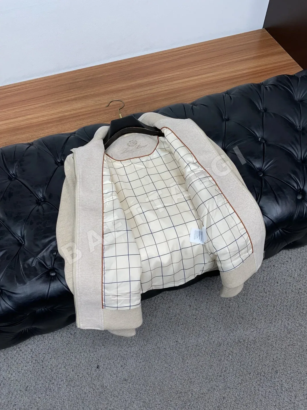 로로피아나 패치워크 울 소매 남성 자켓 상세 이미지 7