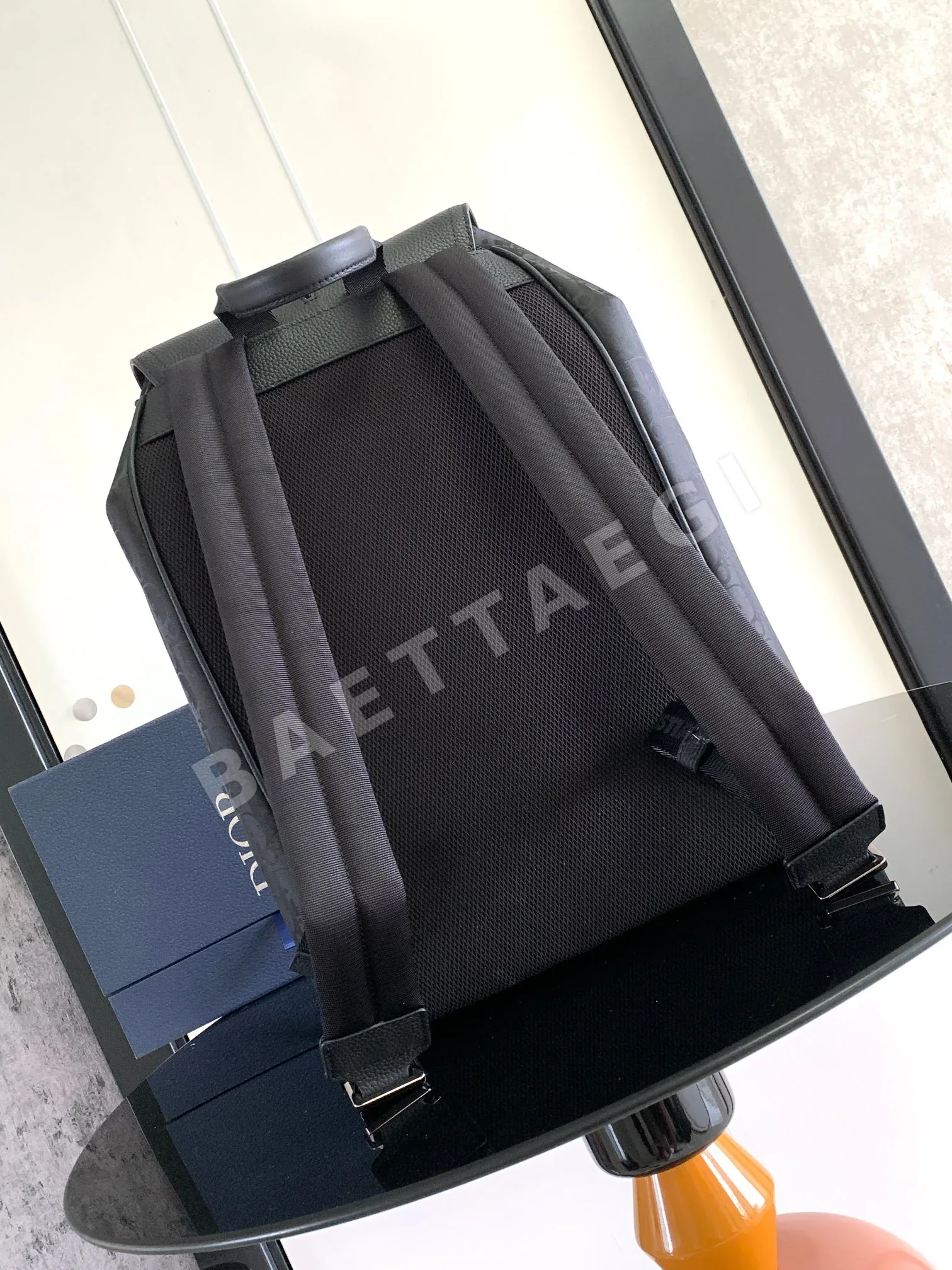 디올 블랙 오블리크 미라주 백팩 상세 이미지 3