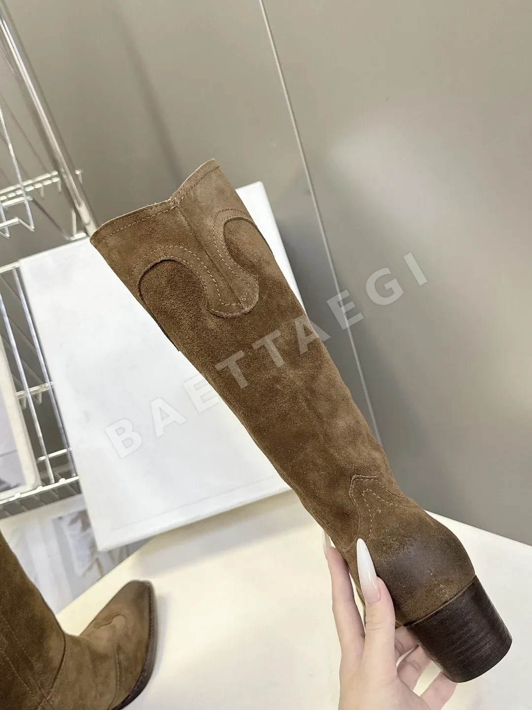 셀린느 부츠 스웨이드 상세 이미지 9