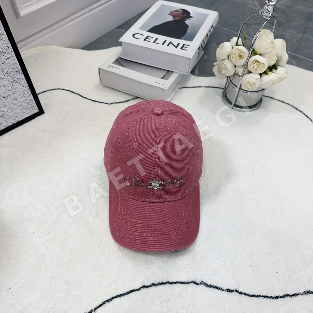 셀린느 라인스톤 로고 야구모자 83329