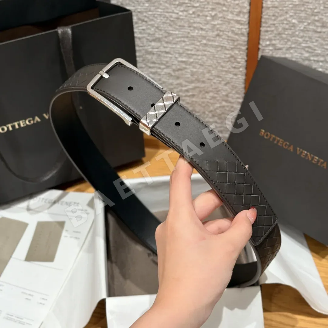 보테가베네타 인트레치오 루프 소가죽 벨트 상세 이미지 6
