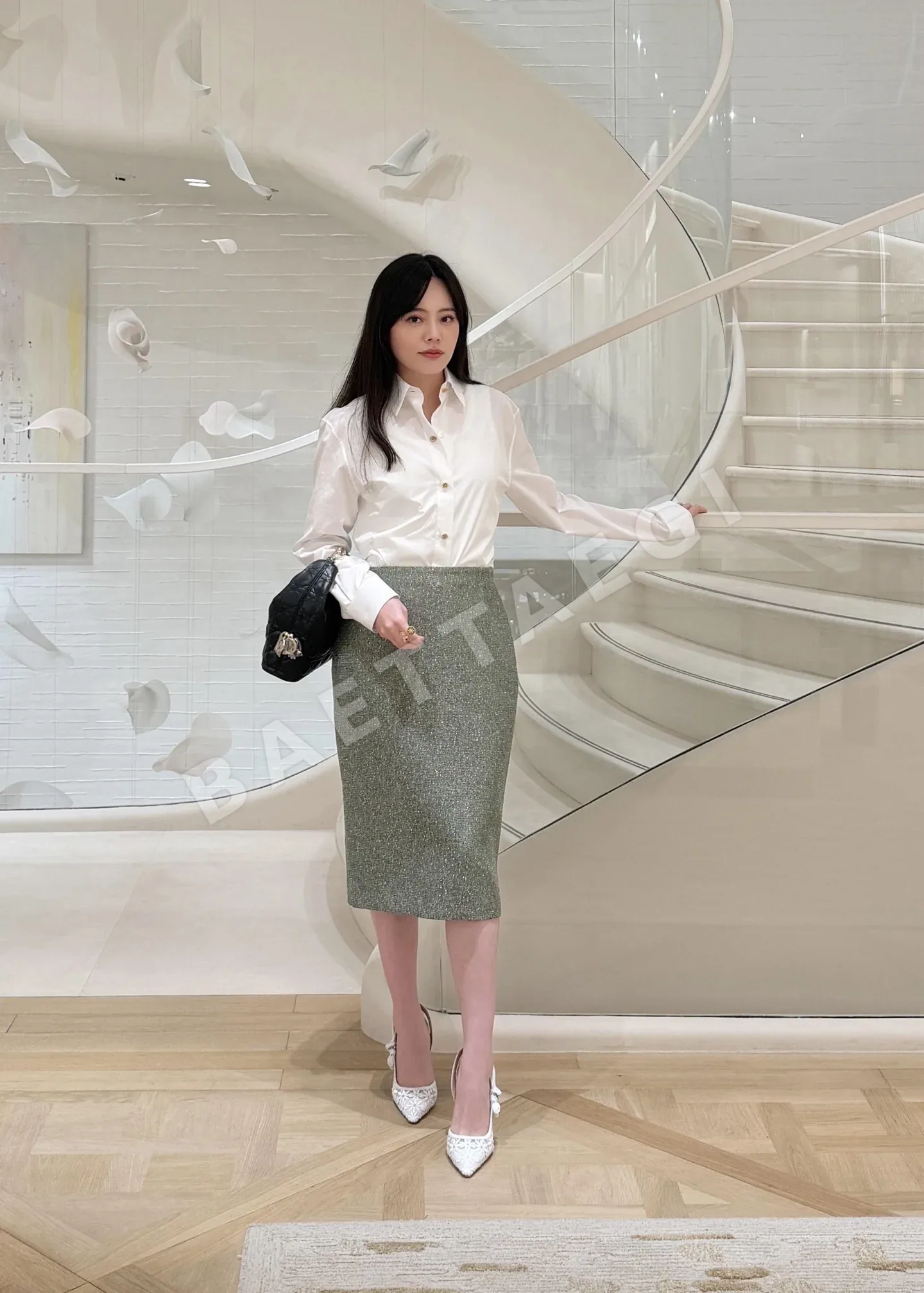 디올 스커트 상세 이미지 4