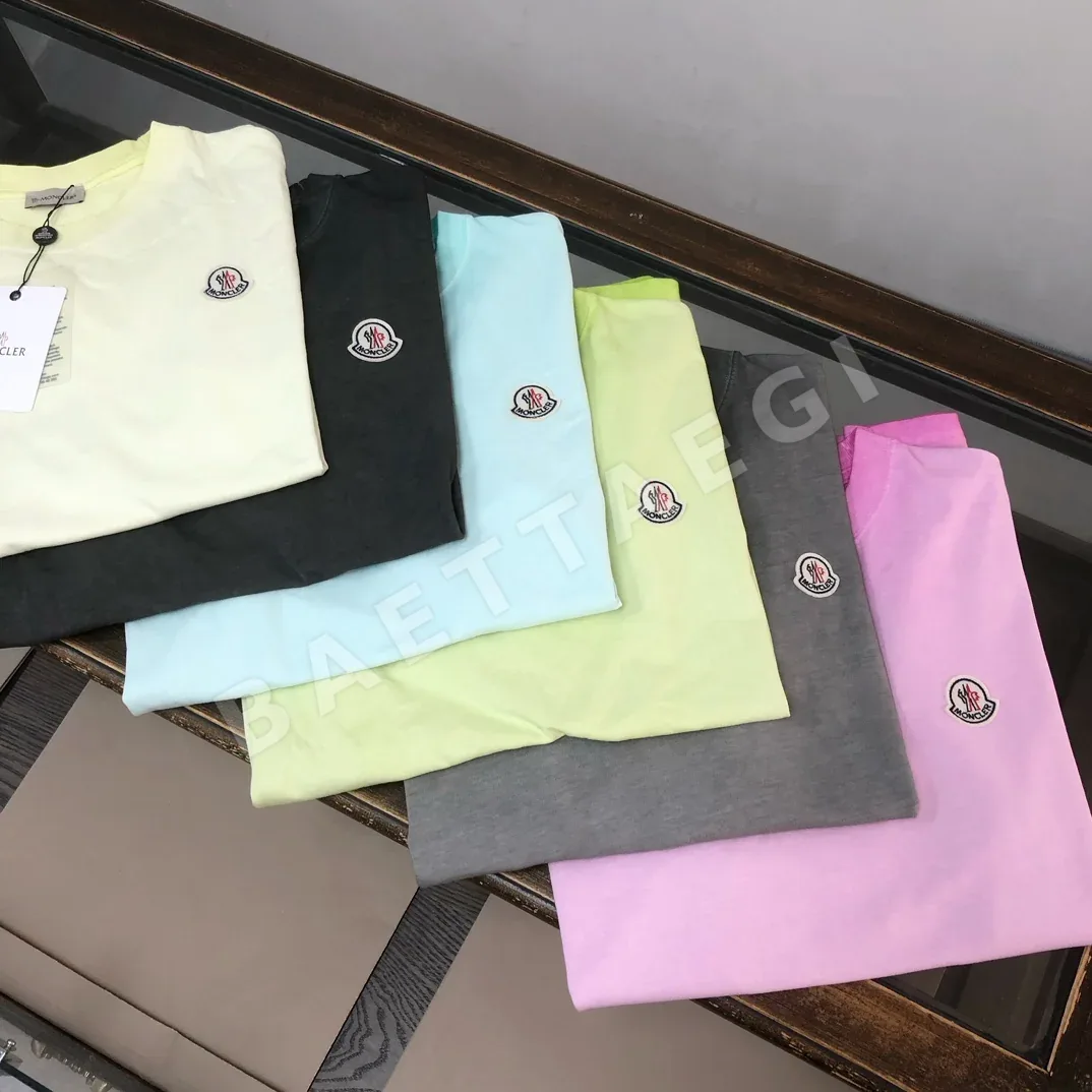 몽클레르 워시드 가공 남성 반팔 티셔츠 상세 이미지 2