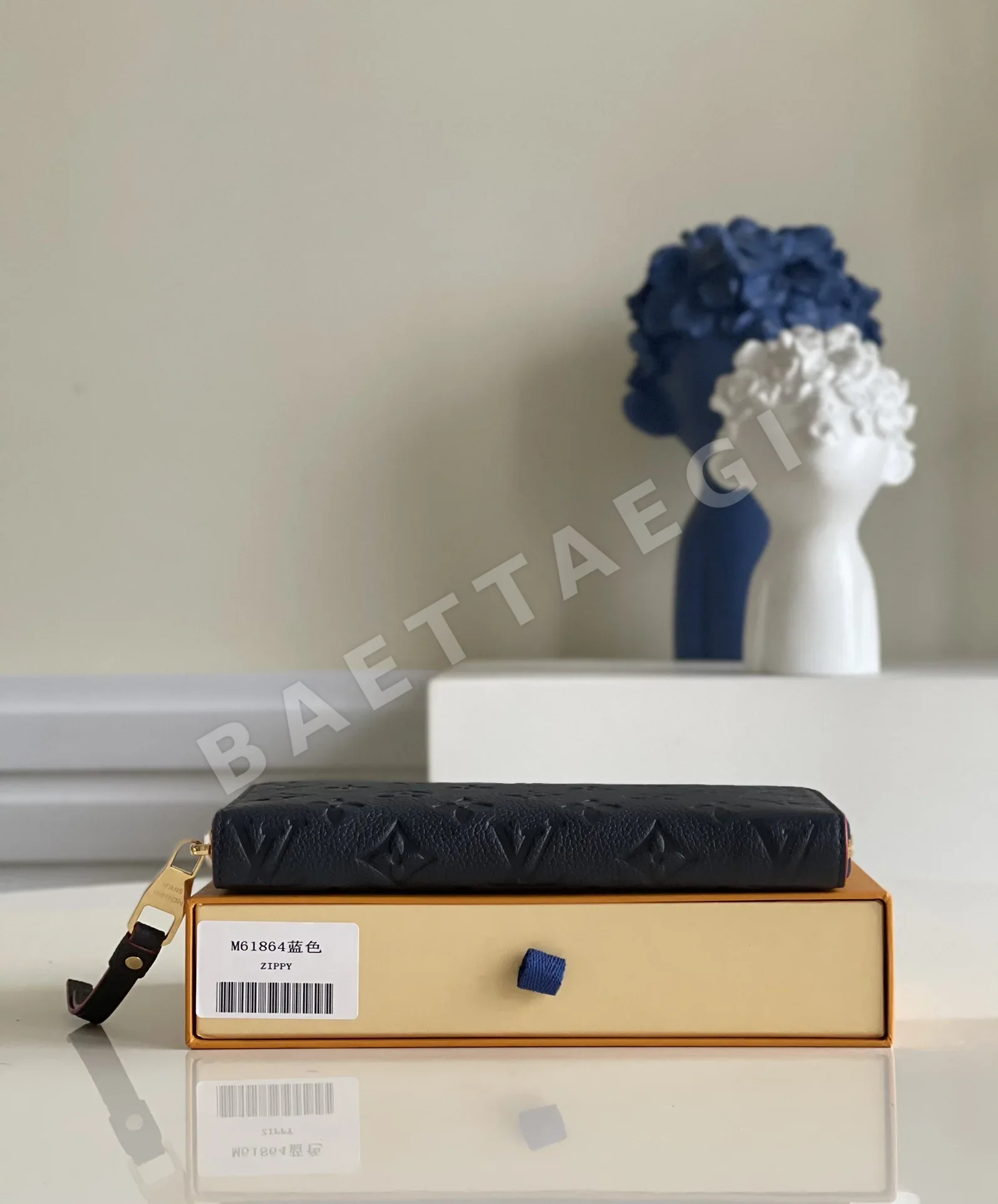 루이비통 M61864 블루 월릿 모노그램 앙프렝뜨 상세 이미지 3