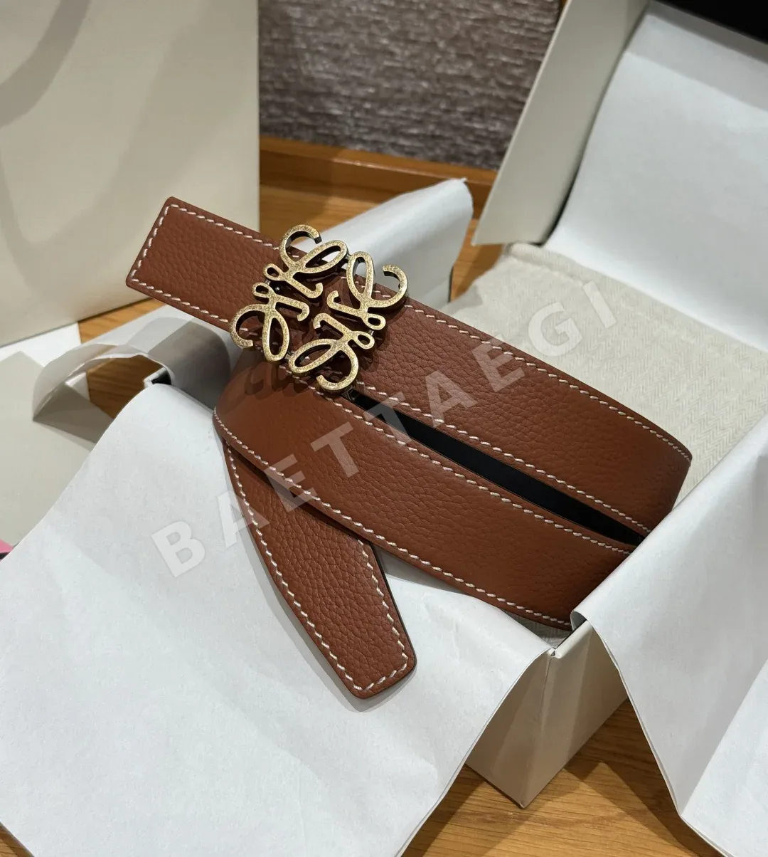 로에베 아나그램 리버시블 소가죽 벨트 상세 이미지 1