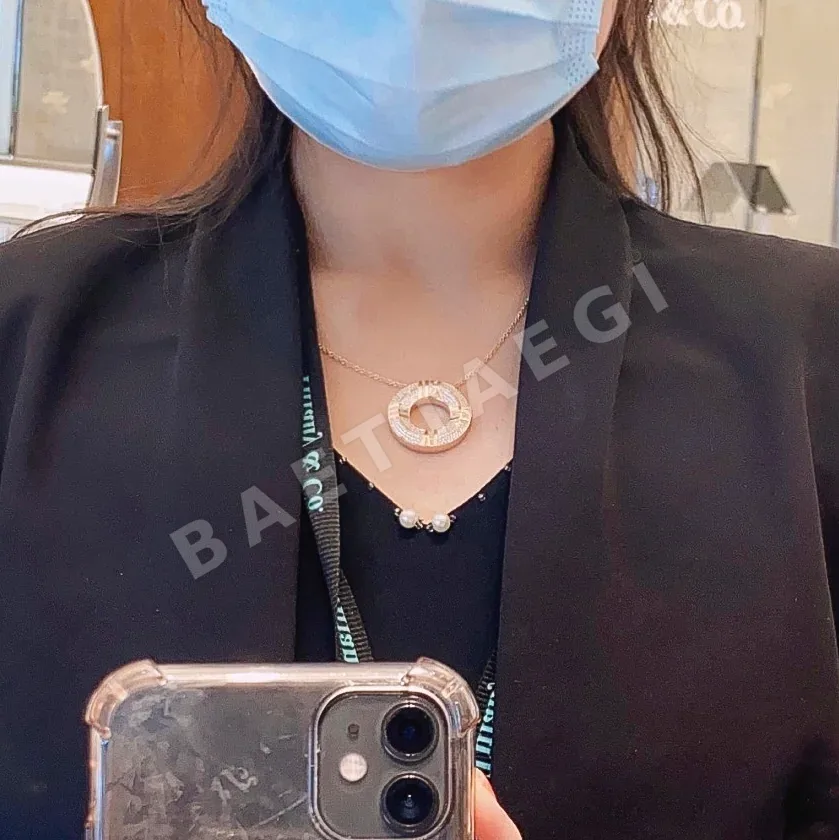티파니 아틀라스X 로마 숫자 다이아몬드 목걸이 상세 이미지 5
