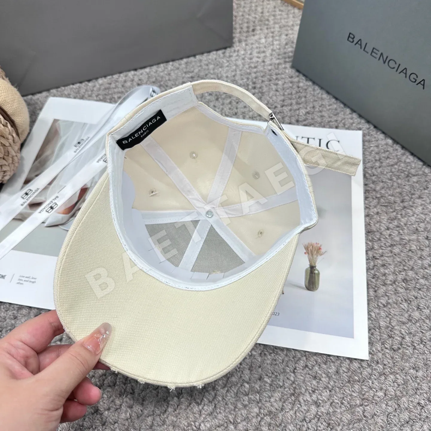 발렌시아가 모자 81721 Balenciaga Cap 상세 이미지 7