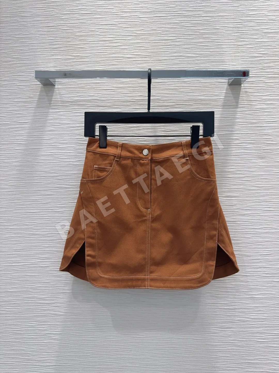 에르메스 미디 린넨 스커트 153746