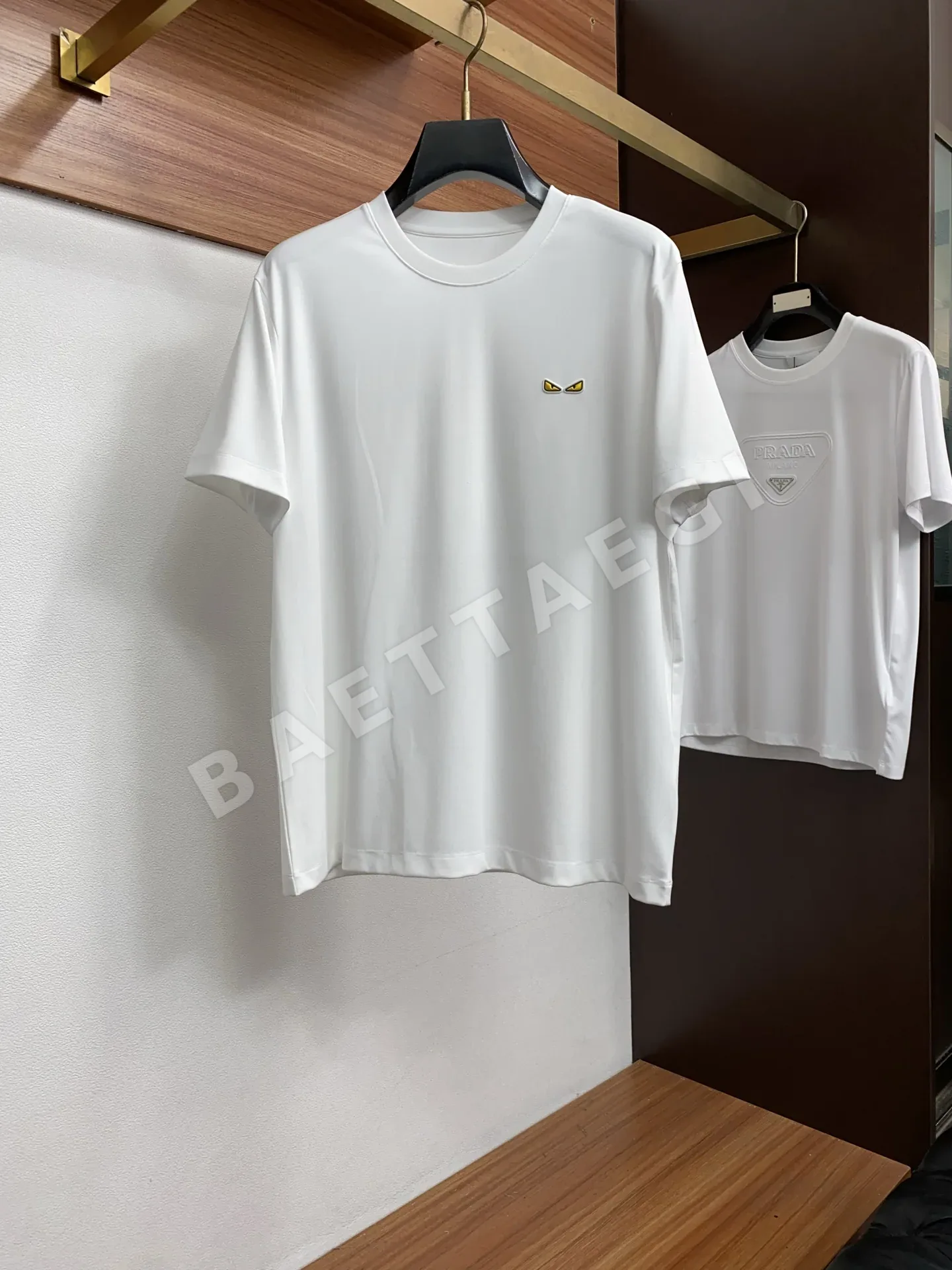 펜디 남성 브랜드 로고 반팔 티셔츠 148712