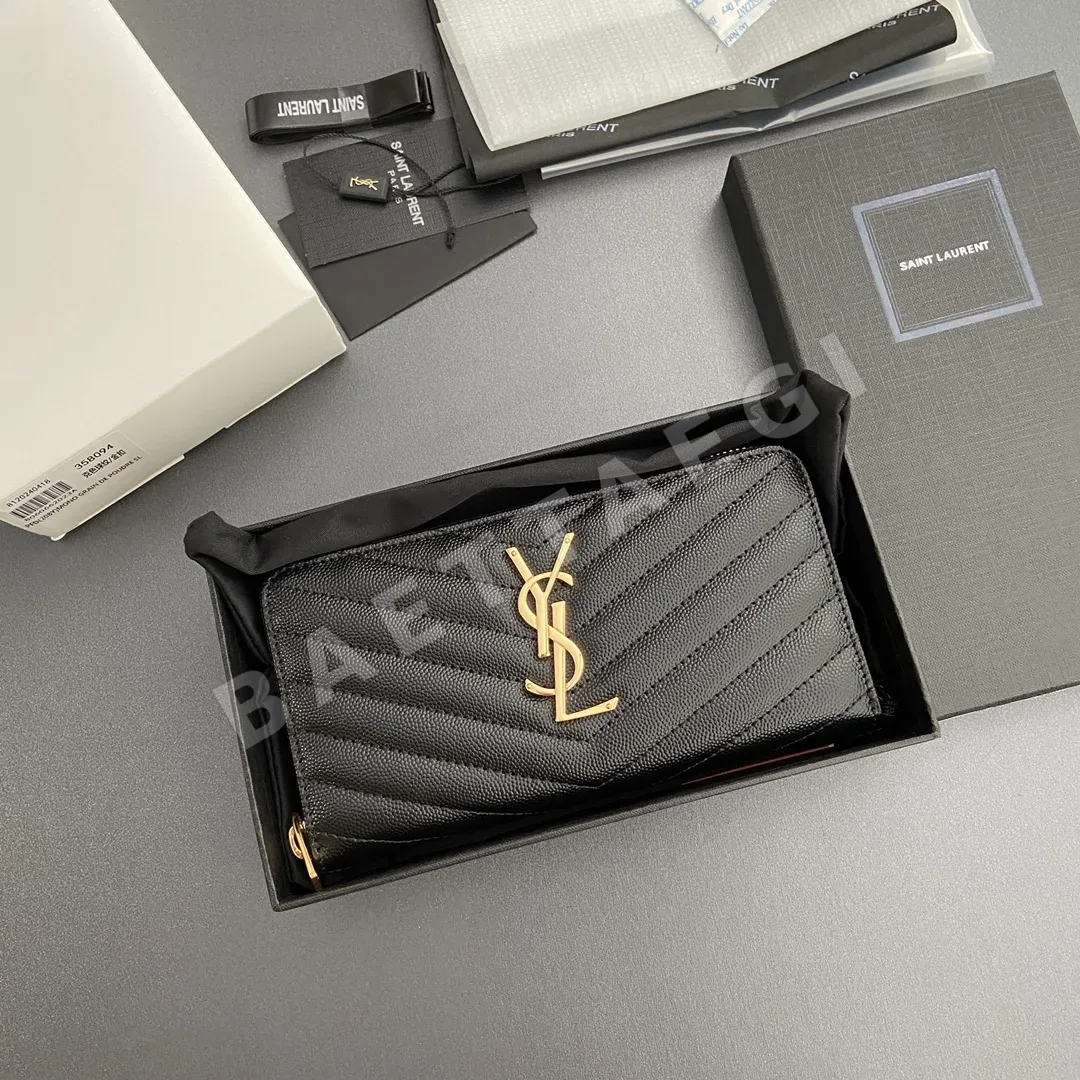 생로랑 YSL 로고 자카드 엠보싱 지퍼 지갑 상세 이미지 9