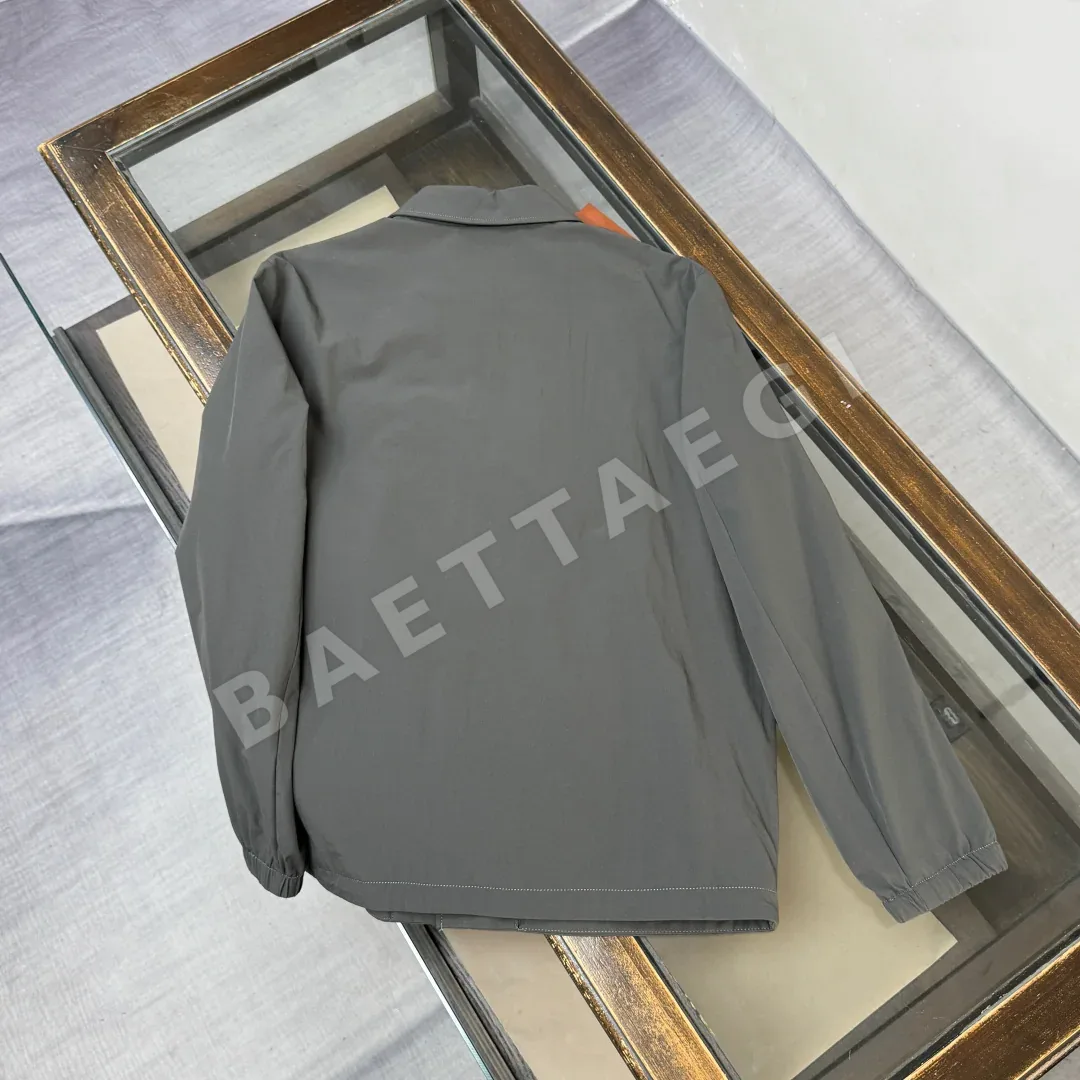 로로피아나 로얄 블루 다크 그레이 비즈니스 캐주얼 자켓 상세 이미지 10