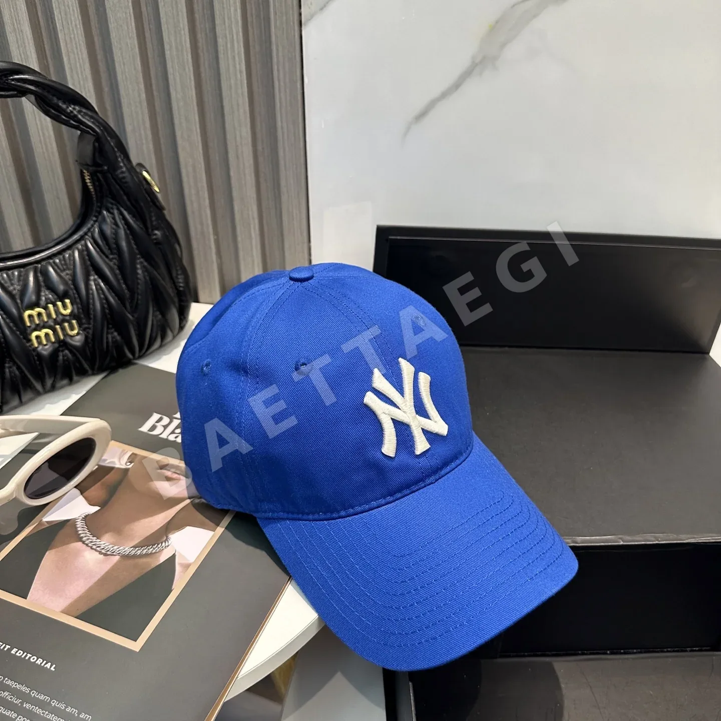 MLB 3D LA 자수 프리사이즈 야구모자 상세 이미지 7