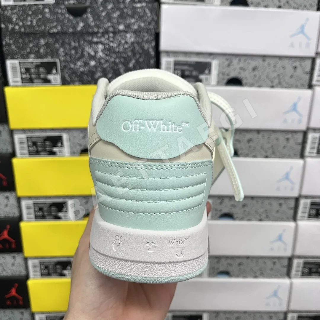 오프화이트 아웃 오브 오피스 OOO 로우 탑스 아이보리 블루 202404 Off White Out Of Office OOO Low Tops 상세 이미지 5