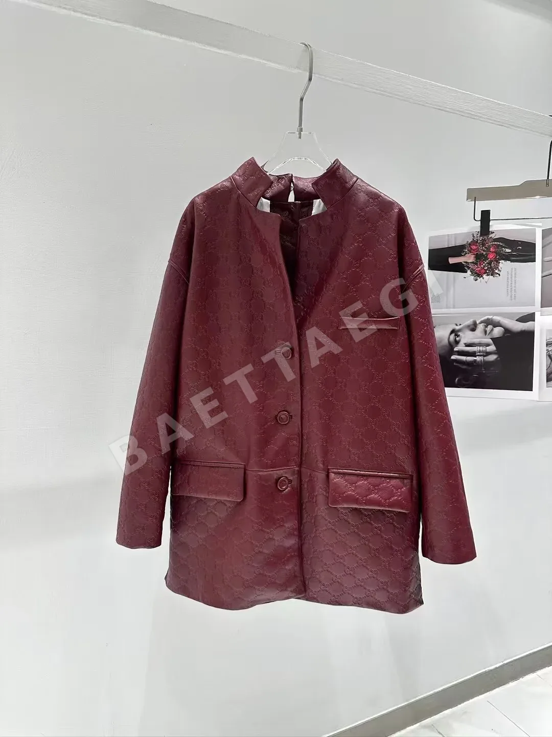 구찌 여성 가죽 자켓 206847