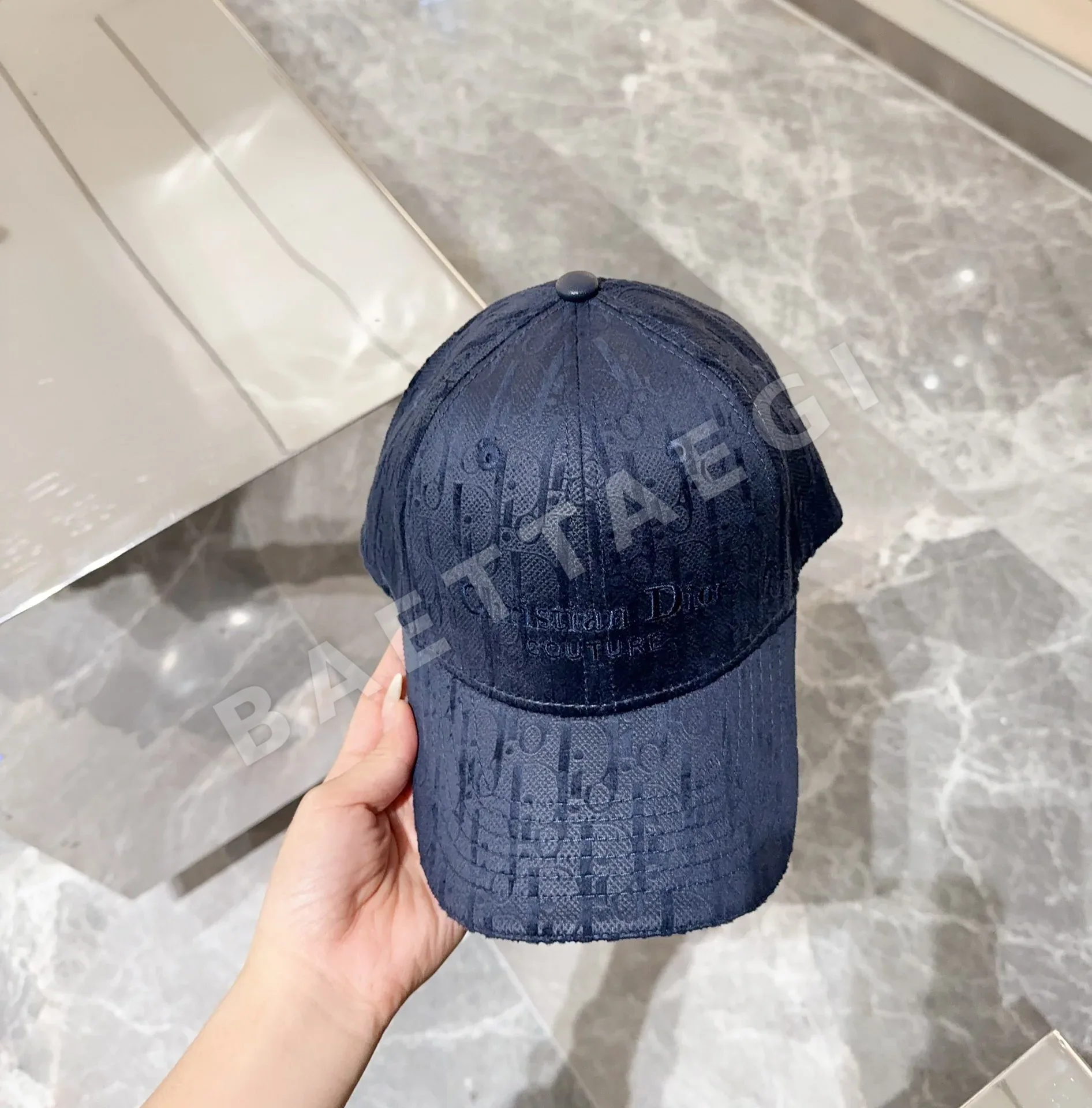 디올 새틴 모노그램 야구모자 78599