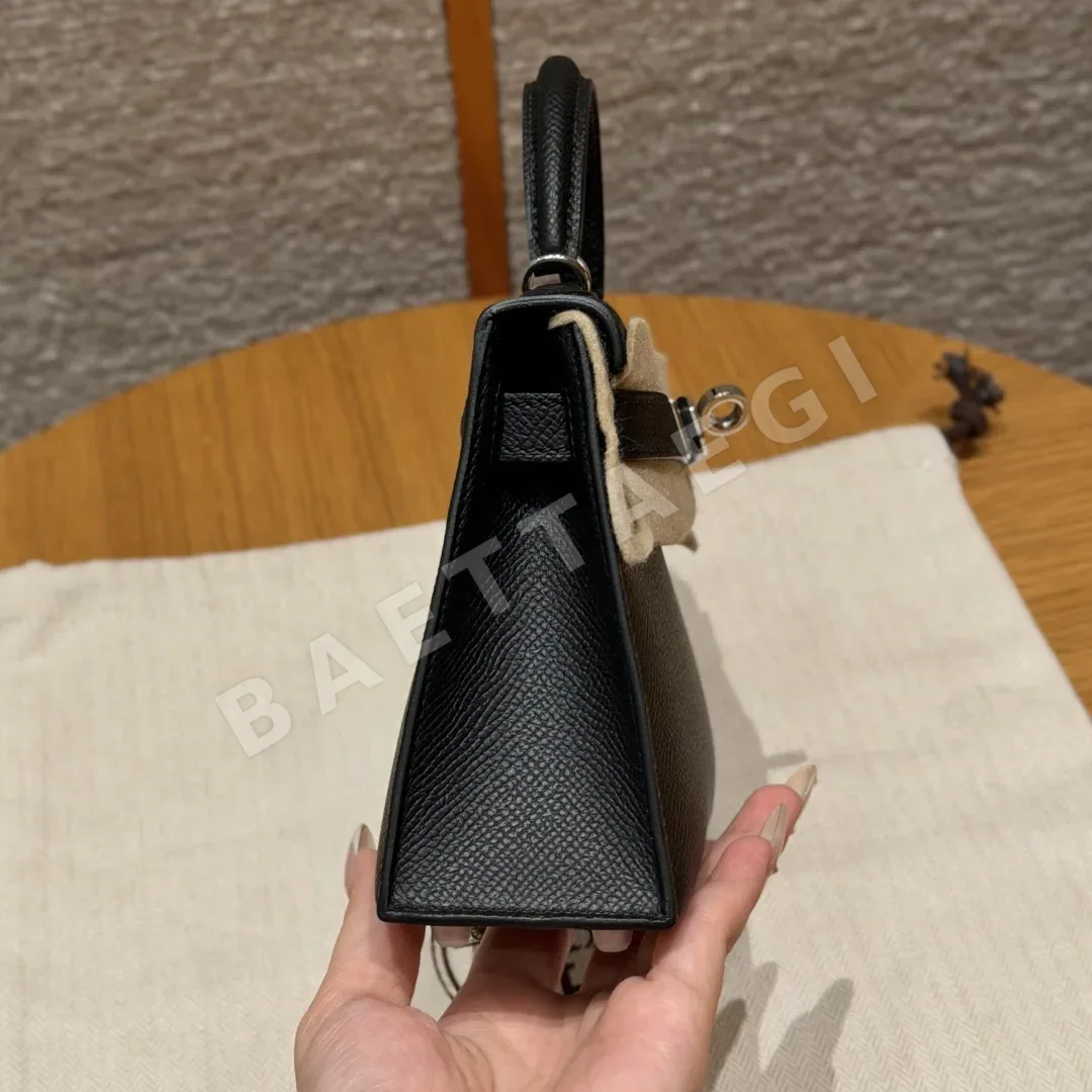 에르메스 켈리 미니 2 블랙 가방 상세 이미지 3