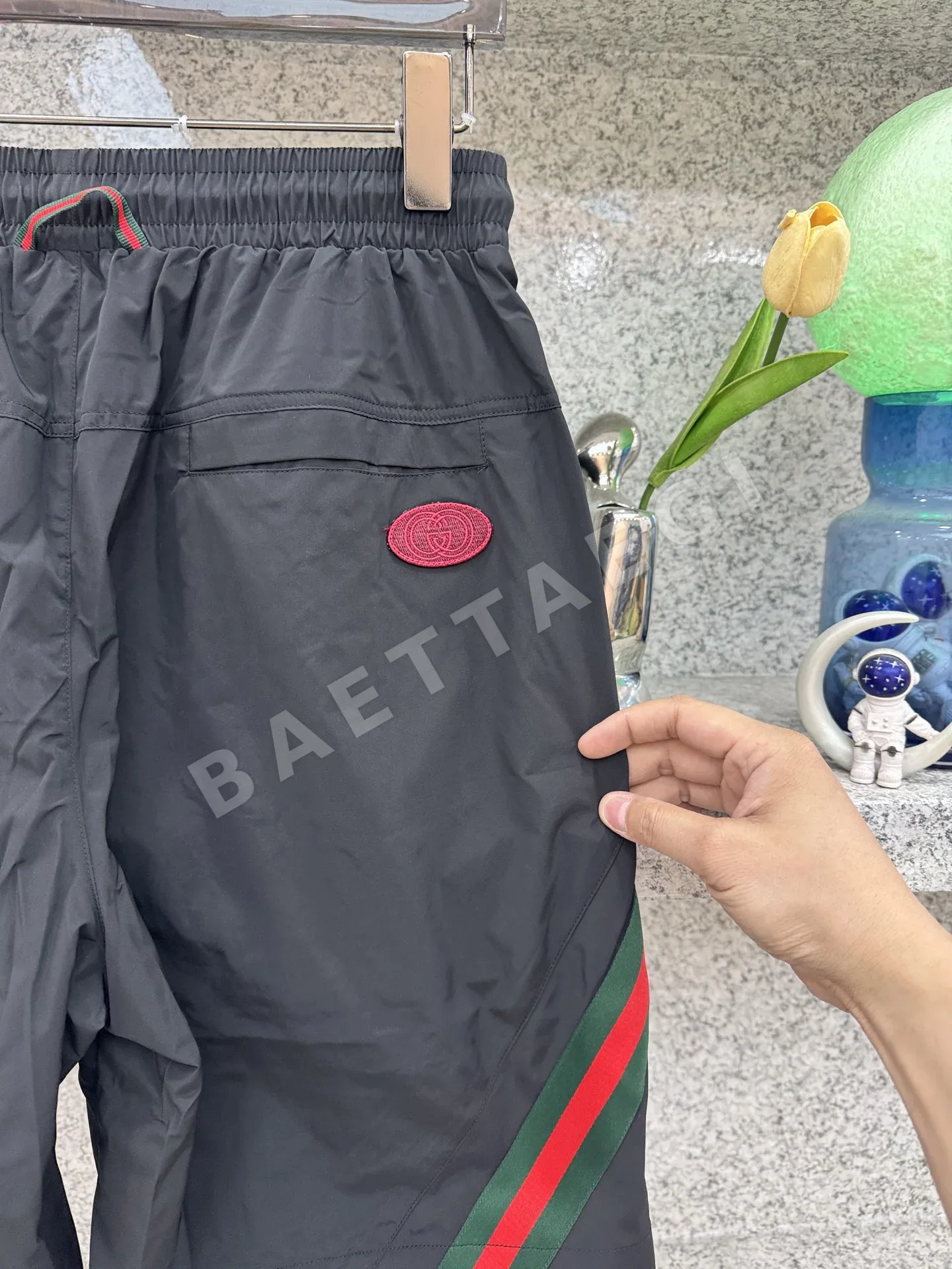 구찌 남성 린넨 반바지 상세 이미지 7