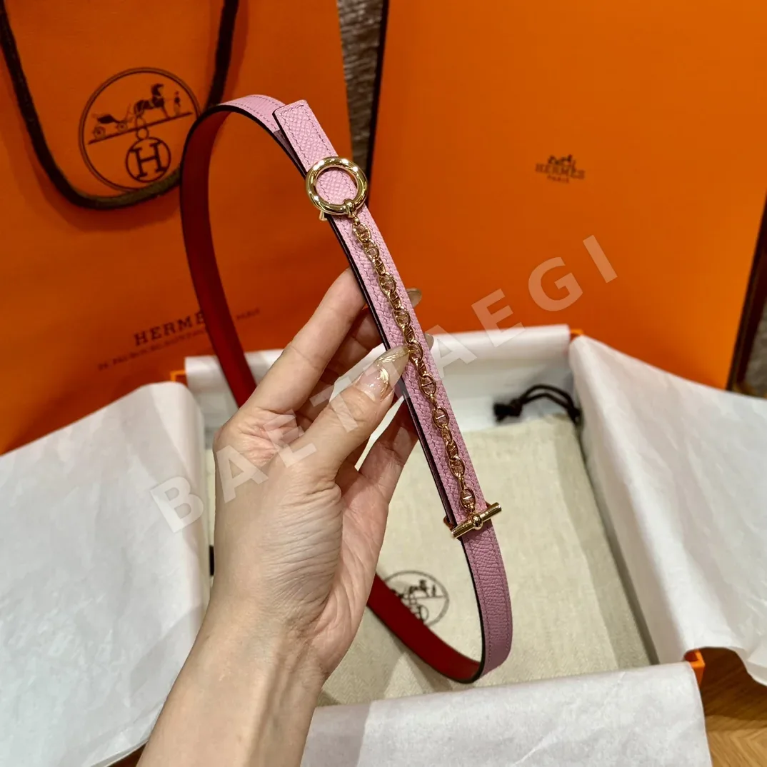 에르메스 팔라듐 도금 메탈 버클 가죽 벨트 상세 이미지 6